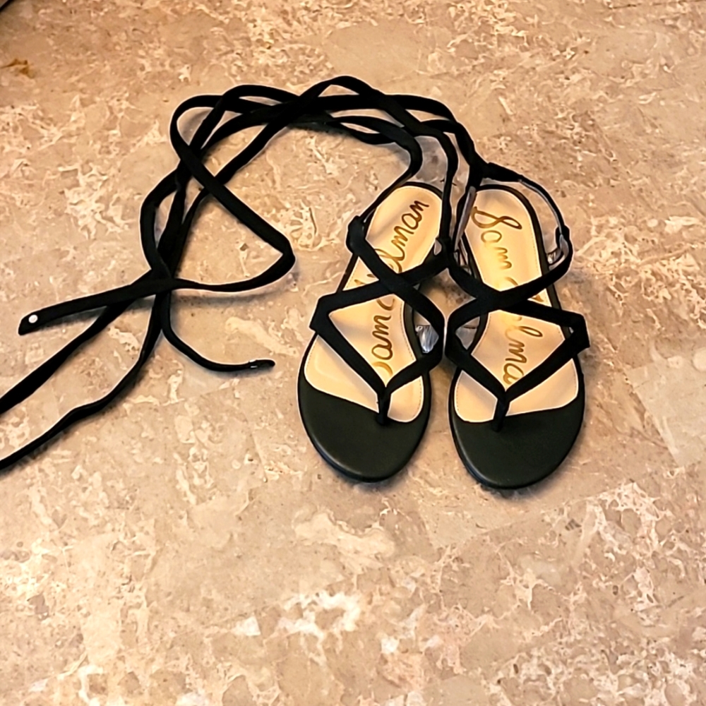 Sam Edelman leather lace up sandals